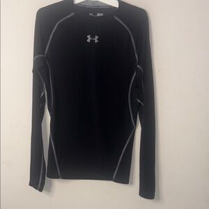 Under Armour Black and Gray Performance Top